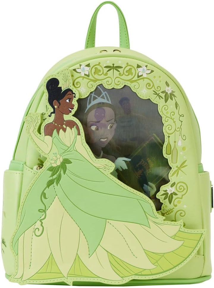 Loungefly Backpacks Disney Princess And The Frog Tiana Lenticular Mini Backpack