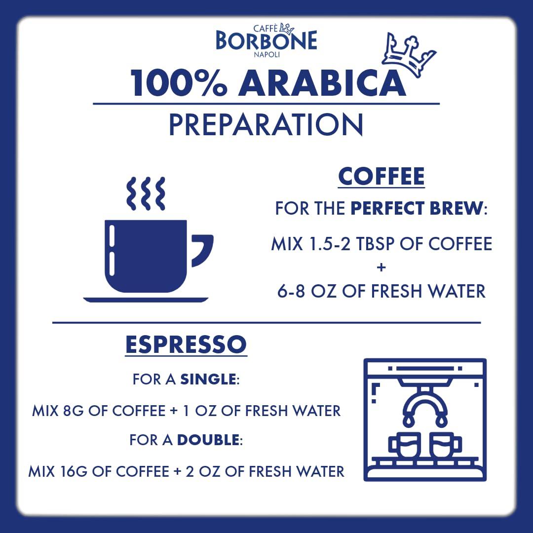 Caffè Borbone 100% Arabica Whole Coffee Beans - Authentic Neapolitan Espresso | 1kg 5