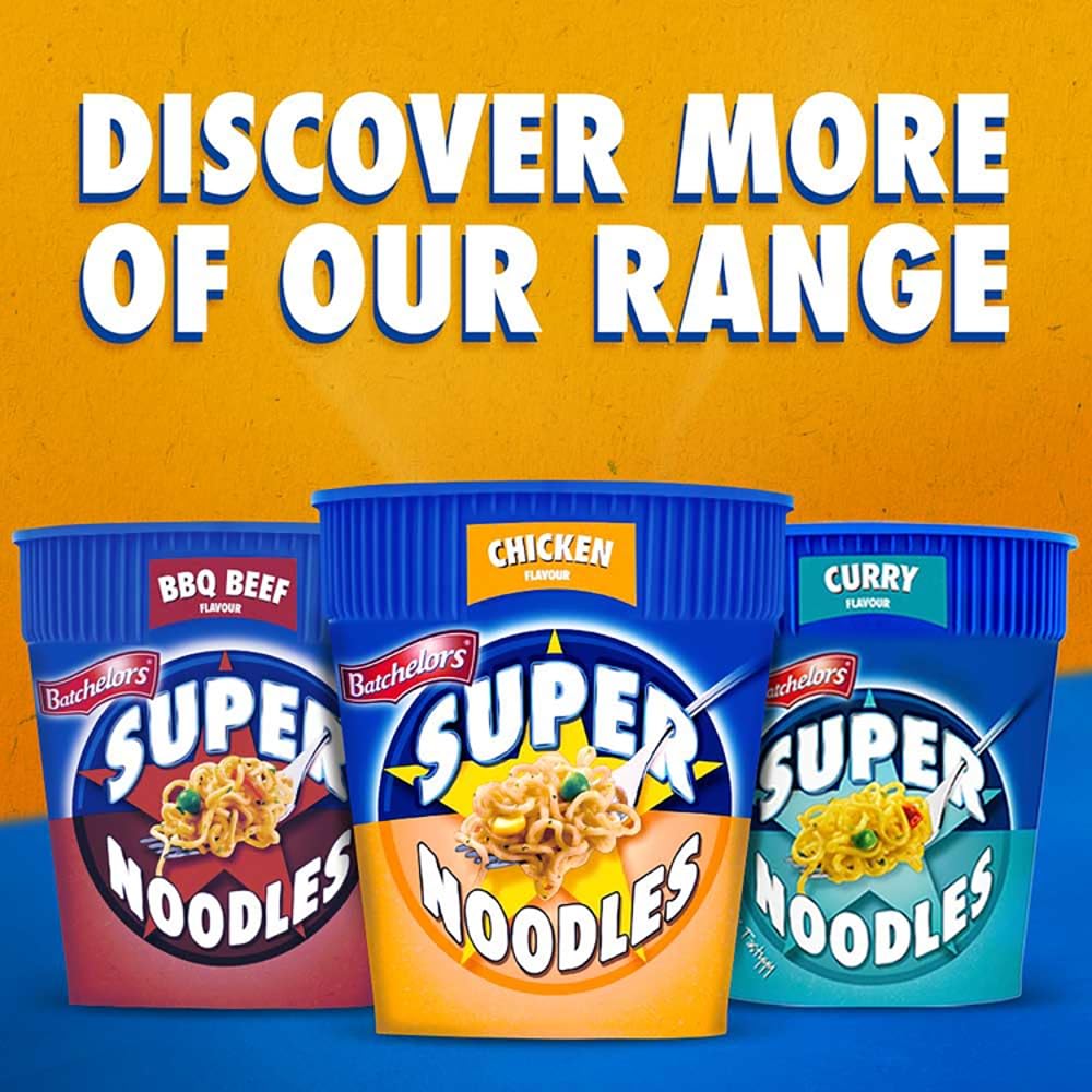 Batchelors Super Noodles Chicken Flavour Instant Noodles (75g, Pack of 8)