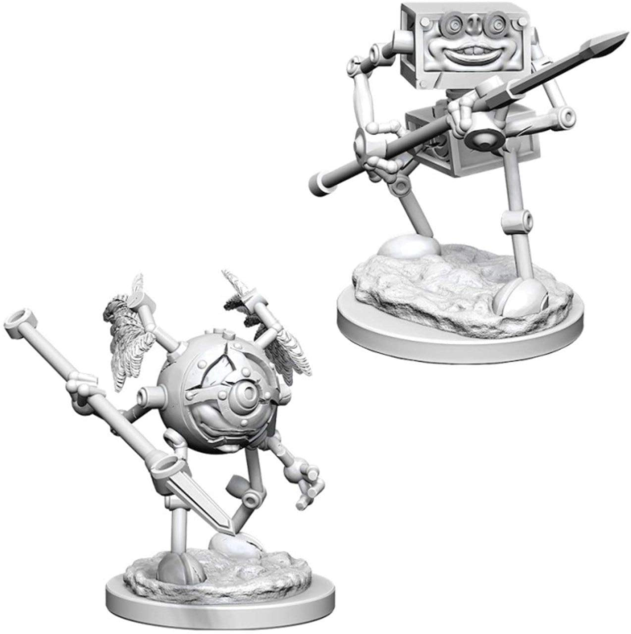 Dungeons & Dragons Monodrone and Duodrone Nozurs Marvelous Miniatures Unpainted 2-Count Pack | Pre-Primed 1