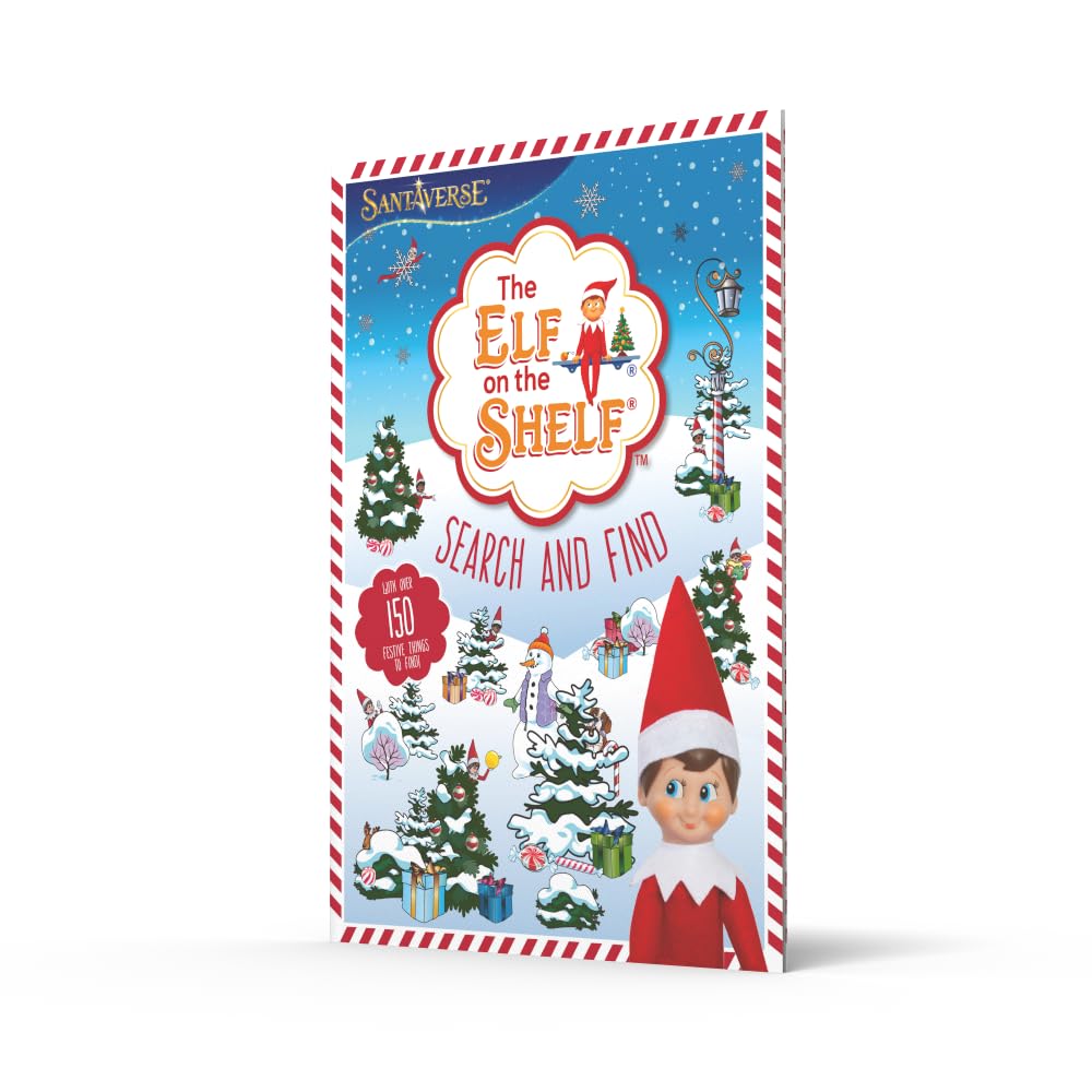 The Elf On The Shelf Search and Find Activity Book - Over 150 Festive Things to Spot | Ages 3+