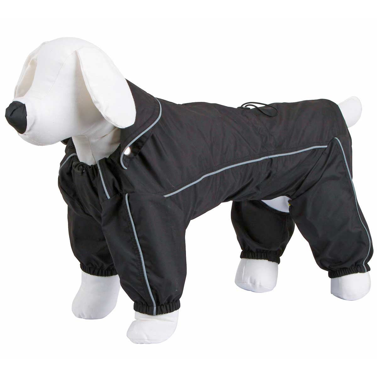 Kerbl Pet Manchester Raincoat - XS, Black, Waterproof