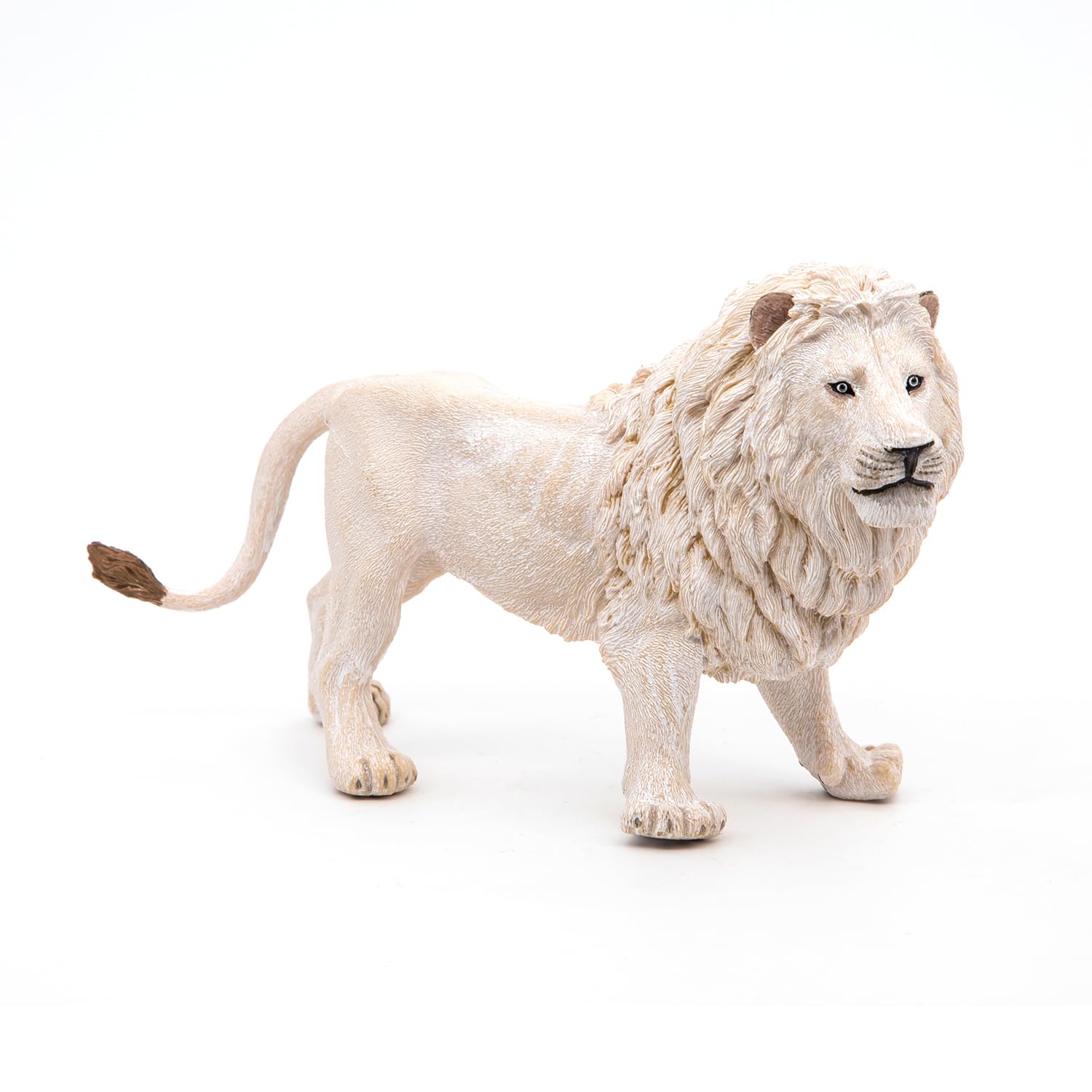 Papo White Lion Figurine - Wildlife Action Figure for Imaginative Play 2