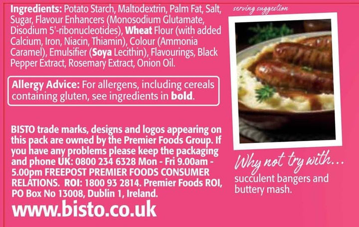 Bisto For Sausages Gravy Granules, 190 g Drum