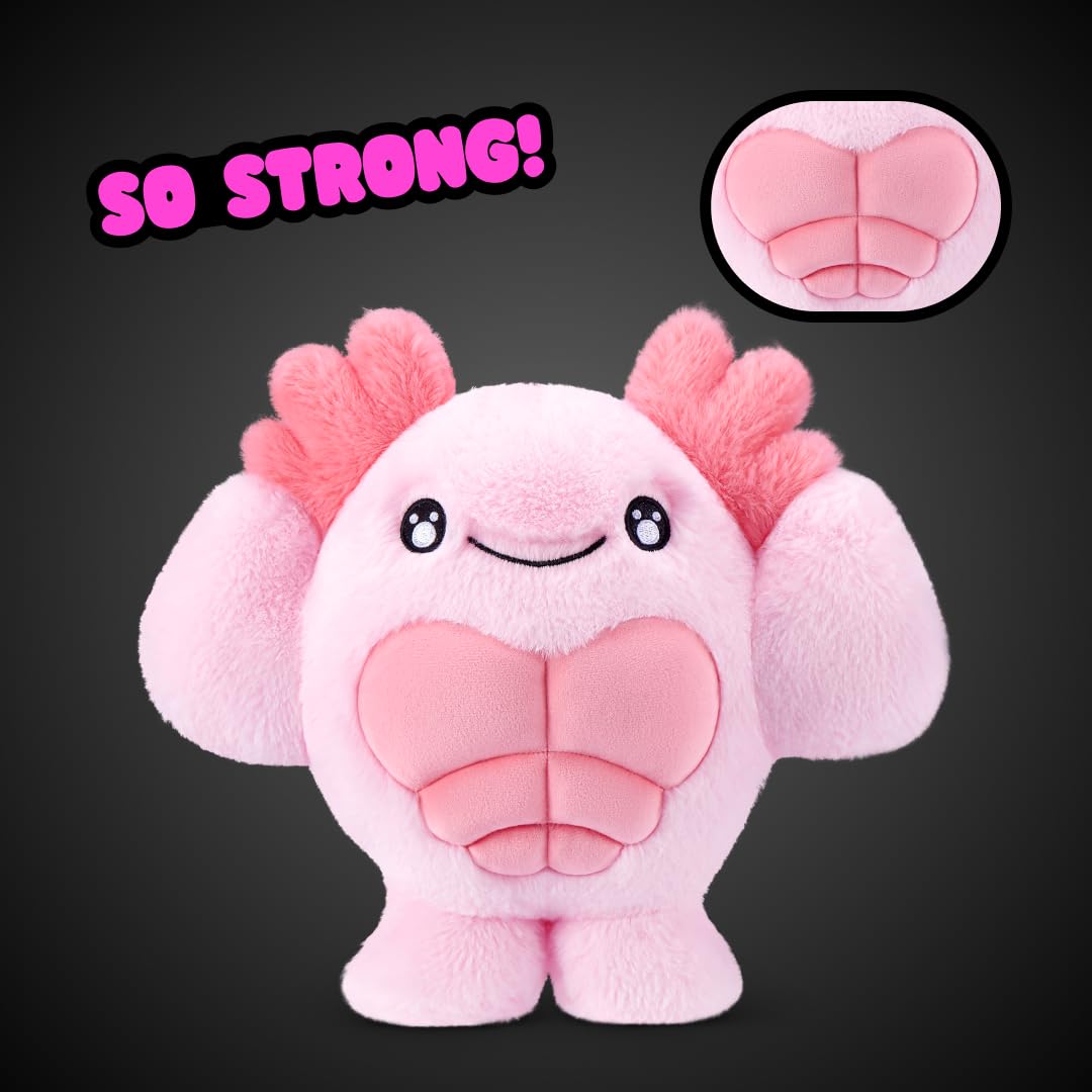BUFFYS Series 1 Axolotl Plush - 8 Inch Soft Cuddle Buddy | Collectible Toy | Polyester 6