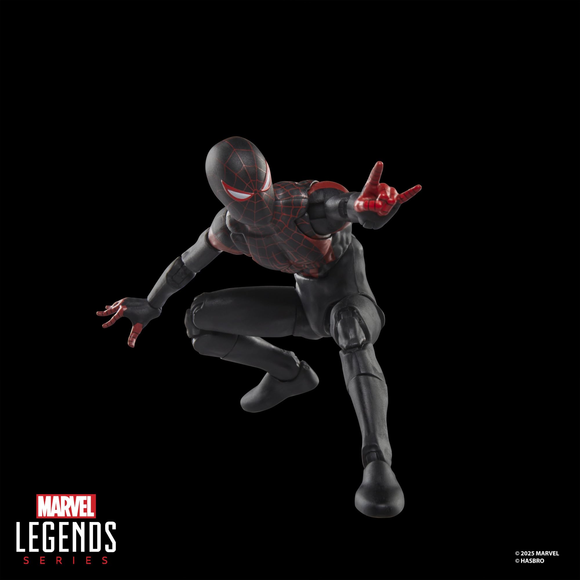 Marvel Legends Ultimate Miles Morales Spider-Man Action Figure - 6 Inch Collectible with Comic Accessories 2
