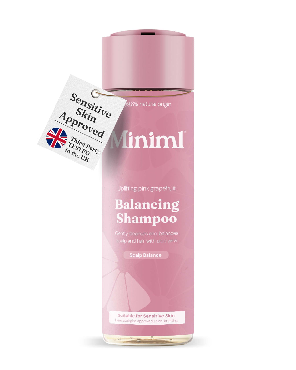 Miniml Balancing Shampoo - Pink Grapefruit & Aloe Vera | 400ml | Vegan 1