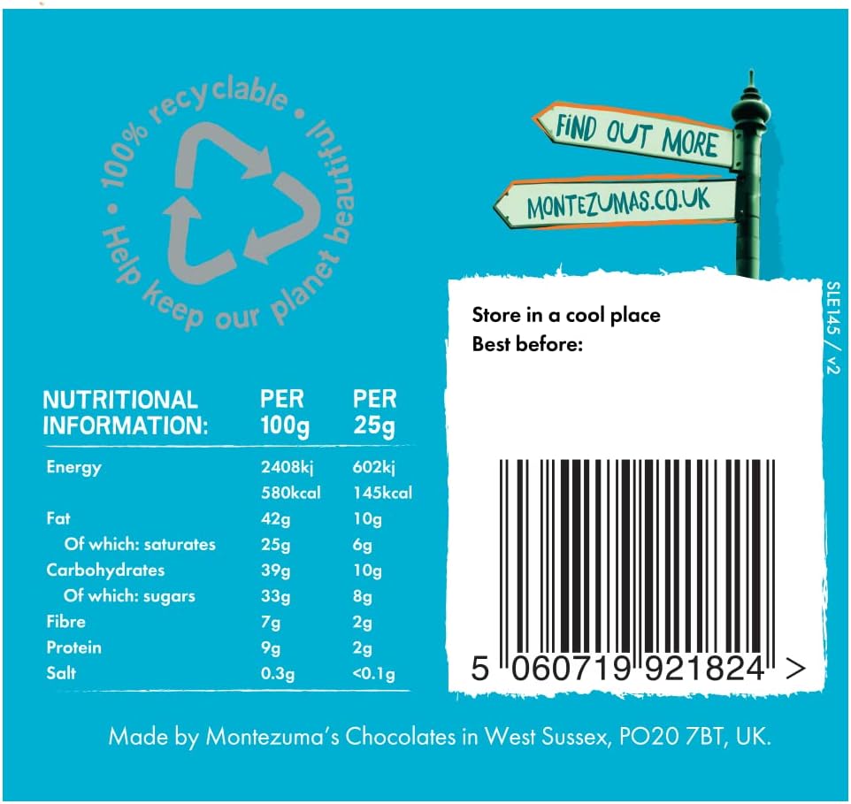 Montezuma's - Bar Library Chocolate Collection, 5 x 90g Gluten-Free Variety Pack 2