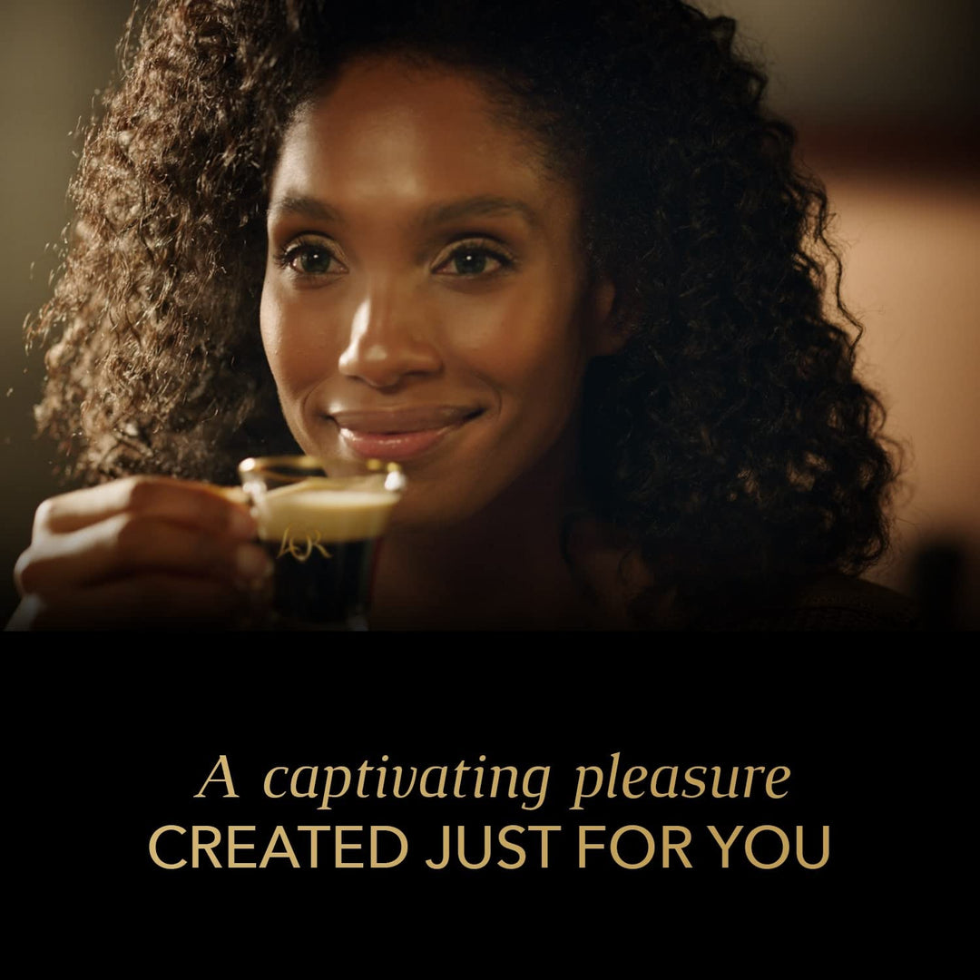 L'OR Espresso Forza Coffee Pods x10 Intensity 9 - Aluminum Capsules for Nespresso Machines