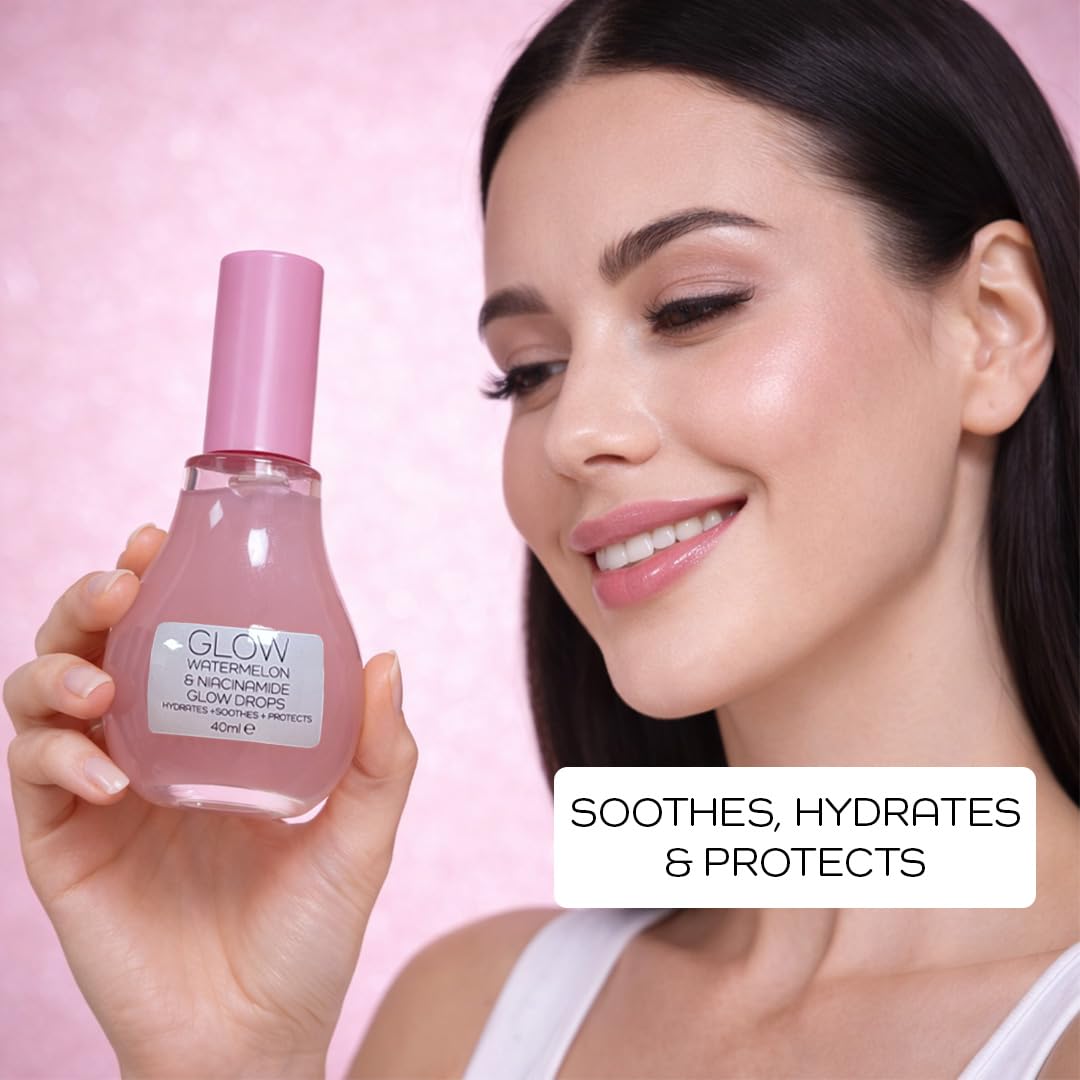 Healthpoint Glow Drops - Watermelon & Niacinamide Serum | Hydrating Brightening Primer | 40 ml 3