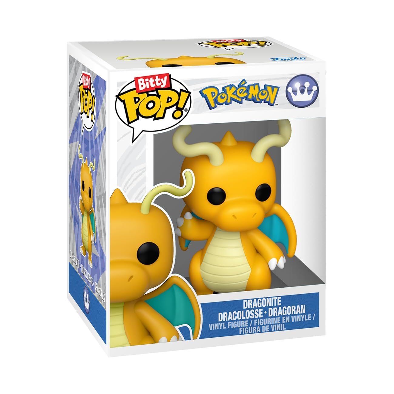 Funko Bitty POP! Pokemon - Poké Ball Display Shelf with Dragonite & Meowth Figures 3