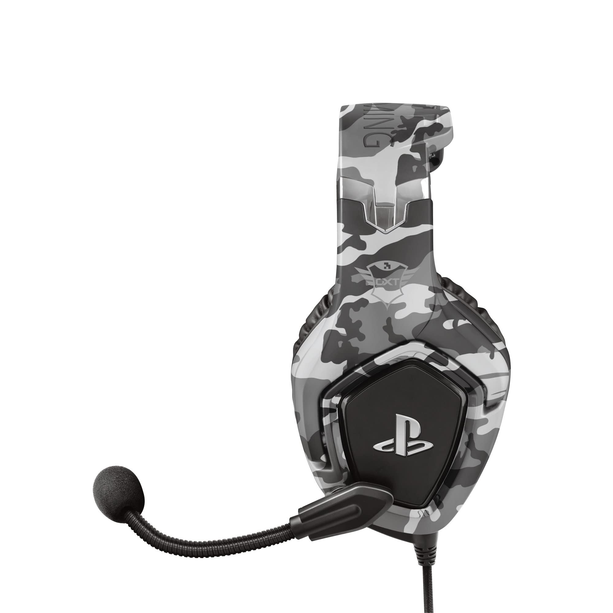 Trust GXT 488 Forze-G Gaming Headset for PS4 and PS5 – Officially Licensed with 50mm Drivers, Foldable Mic, Inline Remote, Grey 14