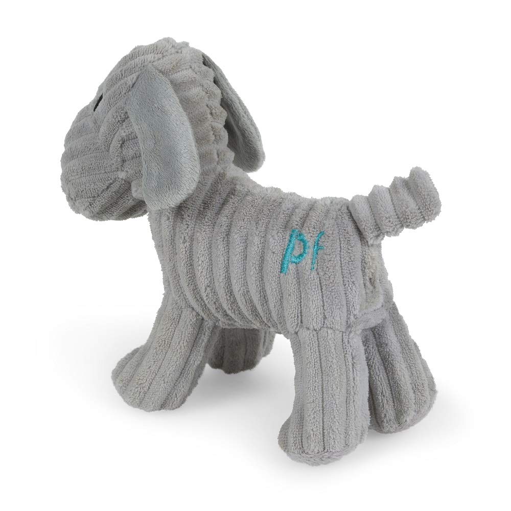 Petface Freddi Cord Plush Puppy Dog Toy - Lightweight, Portable, Squeaker Included 3