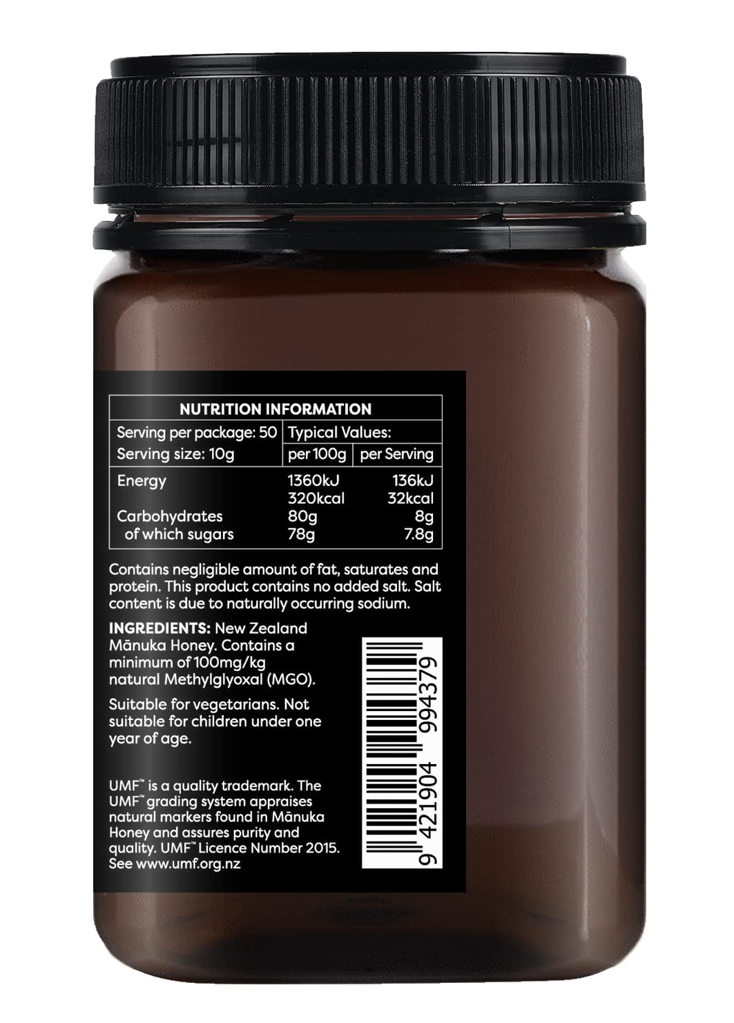 Melora Genuine Manuka Honey - 100 MGO, 500g - 5+ UMF | Pure & Traceable New Zealand Honey 6