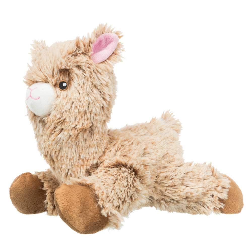 TRIXIE Soft Plush Alpaca Dog Toy - 22cm Silent & Durable for Small Dogs