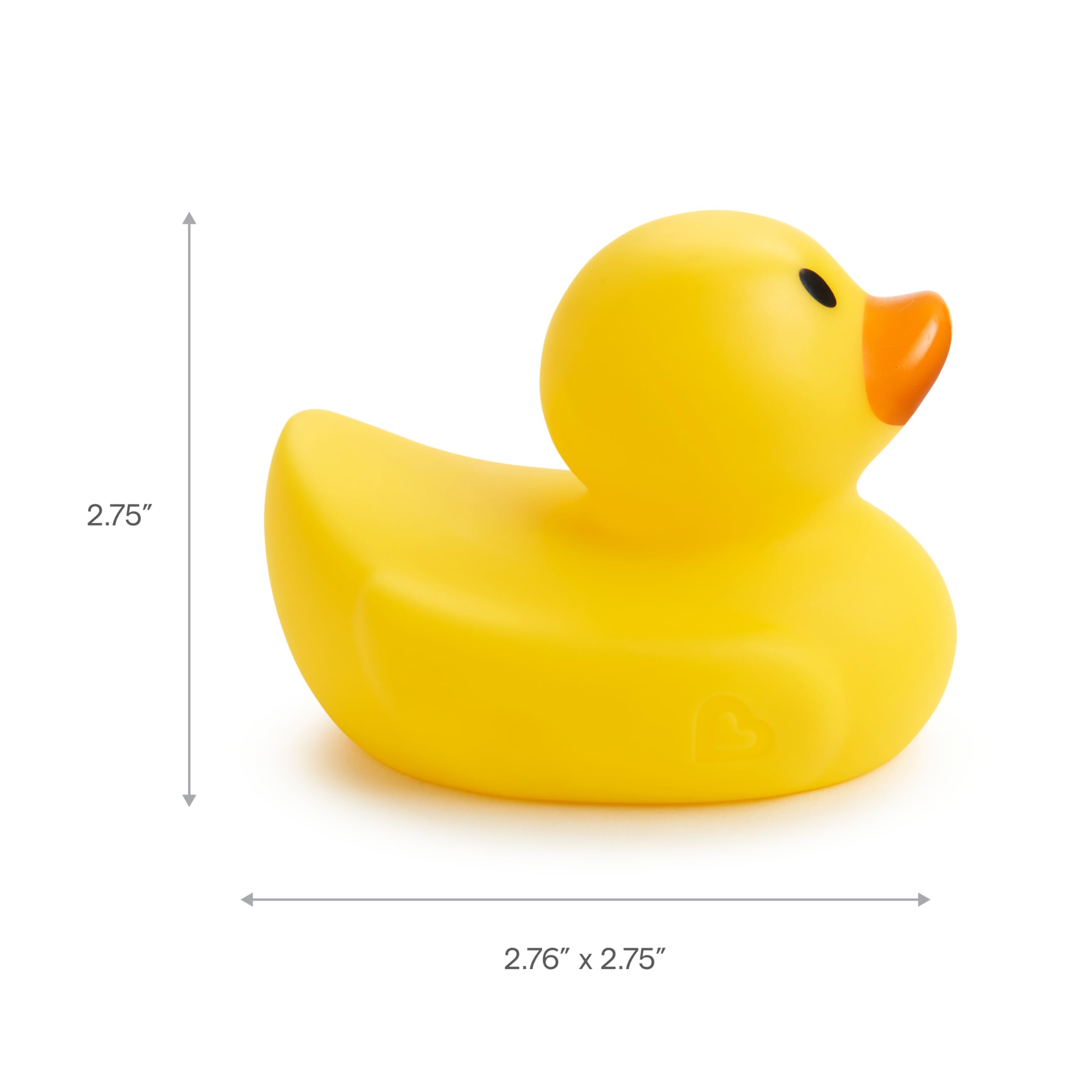 Munchkin White Hot Safety Rubber Bath Duck Toy for Babies or Toddlers | Marker Turns White to Reveal Hot | 1 Pack 6
