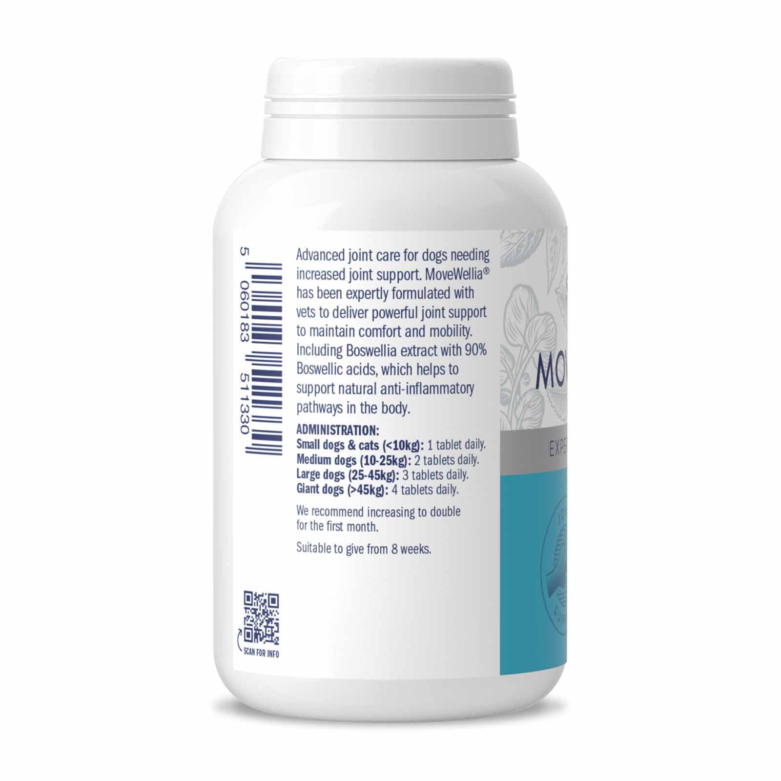 DORWEST HERBS MoveWellia Joint Care Supplement for Dogs and Cats - 200 Tablets 7