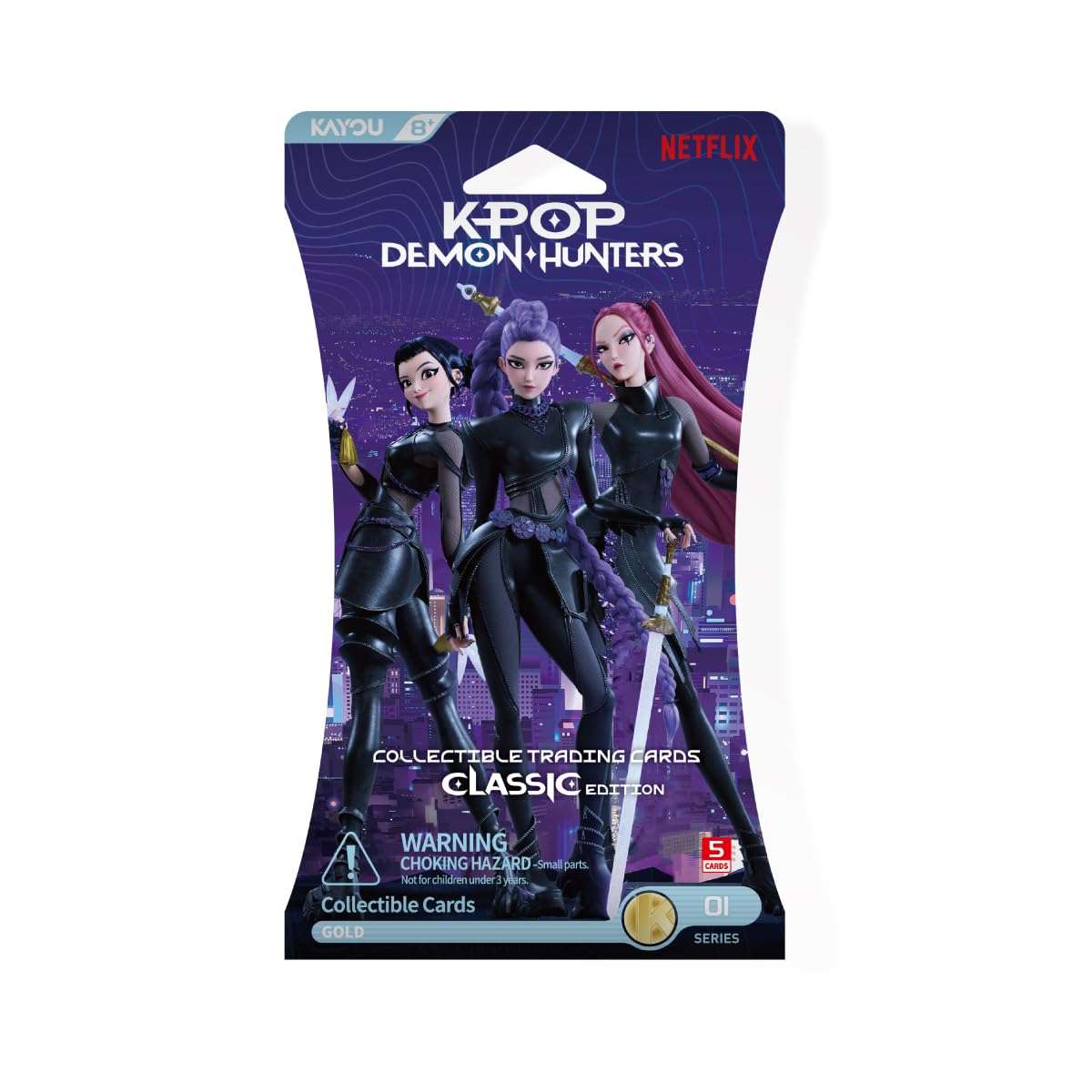 Kayou Limited K-POP Demon Hunters: Classic Edition Series 1-A Booster Pack Display Box | 12 Packs (60 Cards Total)