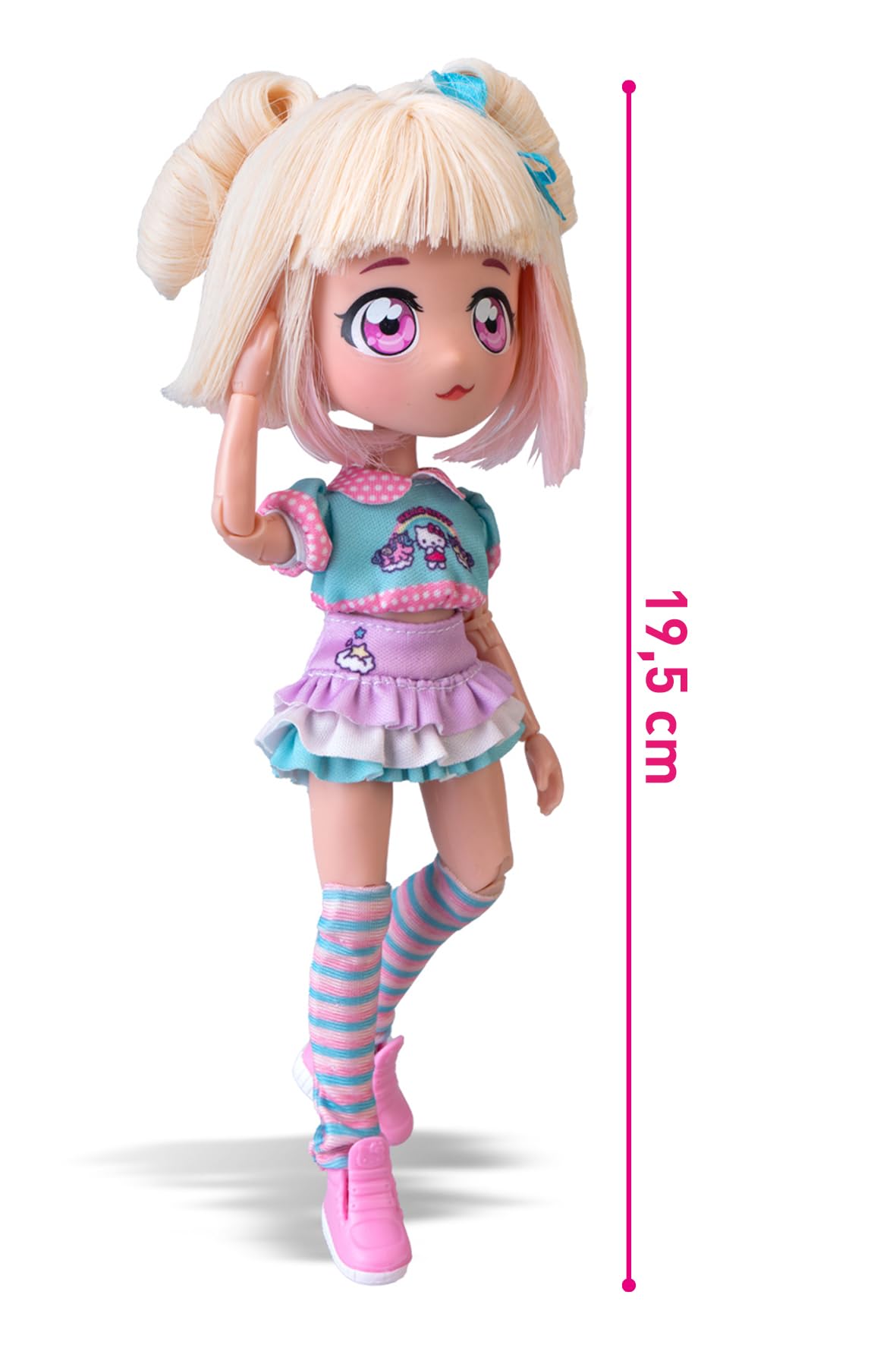 4SF Hello Kitty Manga Fashion - Candy Unicorn Japanese Fashion Doll 2