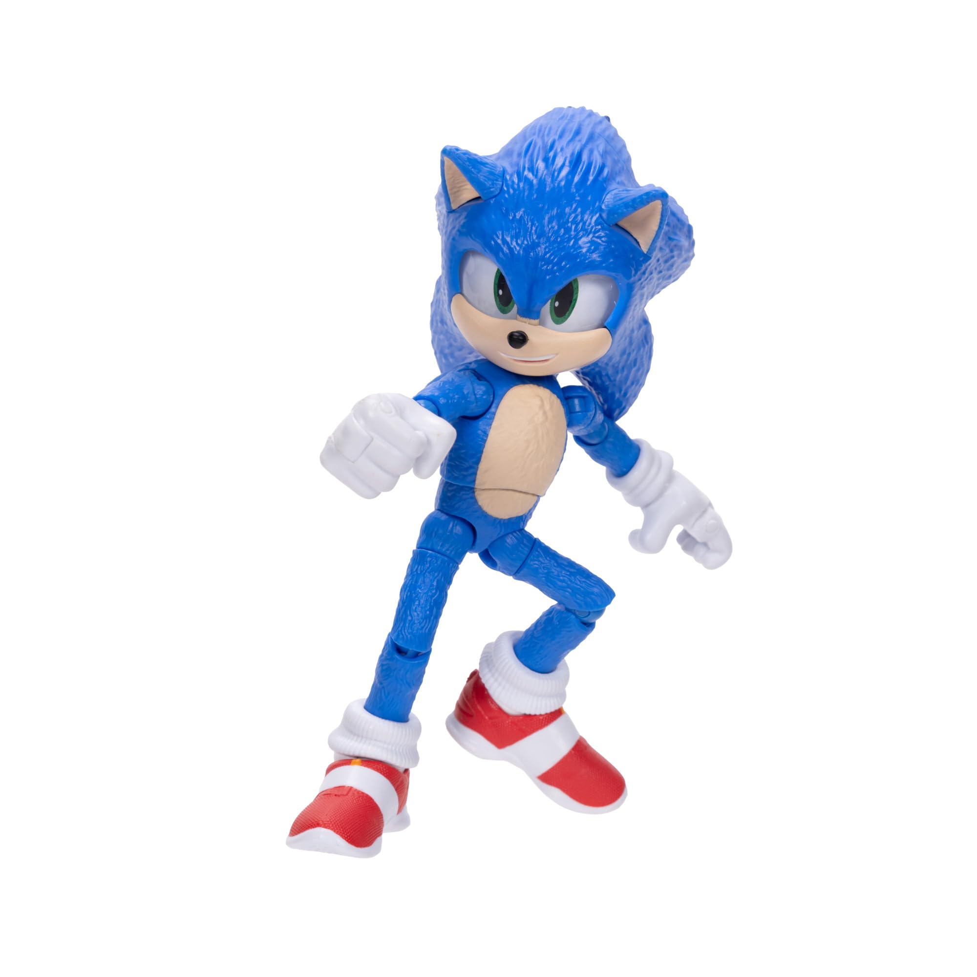 Sonic The Hedgehog Sonic 3 Movie Sonic Collector Toy Figure by Jakks Pacific | 5" / 13cm Tall | Ages 3+