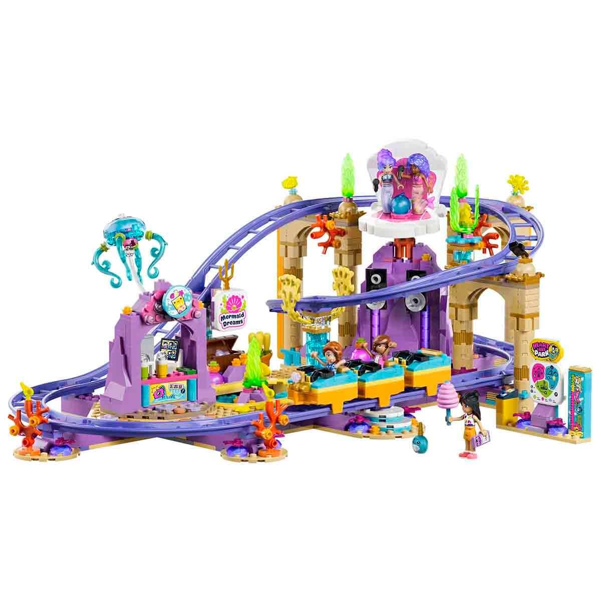 LEGO Friends Mermaid Roller Coaster Ride Building Set - Ages 8+ | 5 Mini Dolls | Multicolor 4