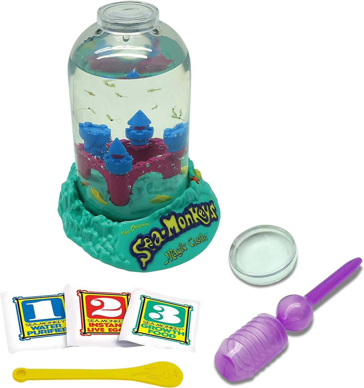 Sea-Monkeys Magic Castle Science Kit - Brine Shrimp Aquarium, Age 5+