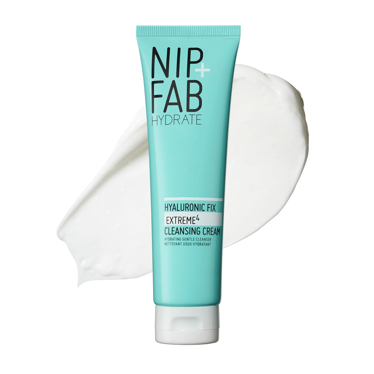 Nip+Fab Hyaluronic Acid Fix Extreme4 Cleansing Cream - Hydrating, Gentle, Moisturizing | 170g
