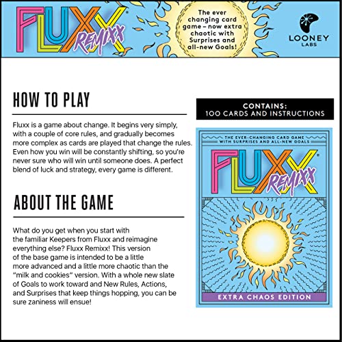 Looney Labs Fluxx Remixx Card Game