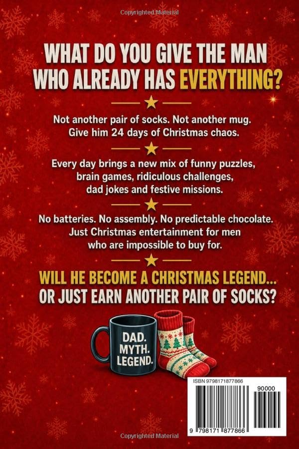 Advent Calendar for Men Who Have Everything - 24 Days of Puzzles, Riddles & Missions