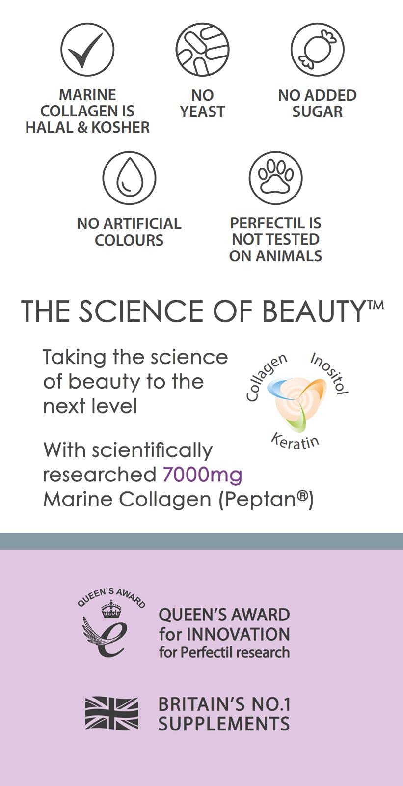 Perfectil Platinum Collagen Drink for Hair - 10 x 50 ml Vials 3