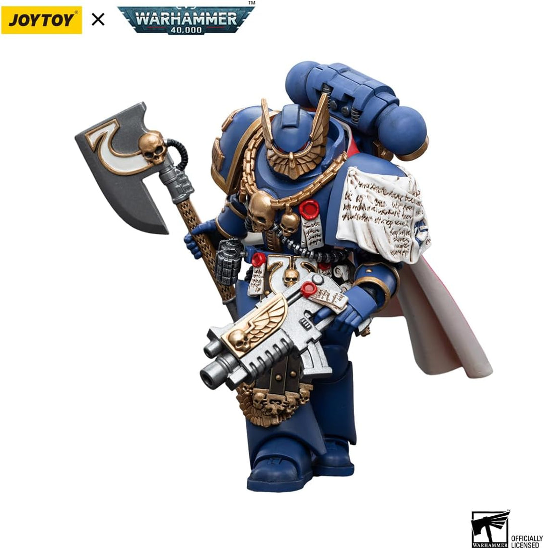 JoyToy Bloomage Tech - WH40K Ultramarines Honour Guard 1/18 Scale Figure - Highly Detailed Collectible for Ages 15+