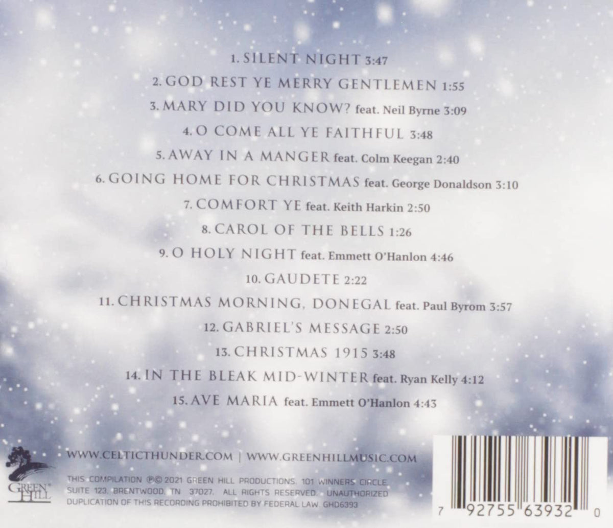 Celtic Thunder - Celtic Christmas Eve [CD]