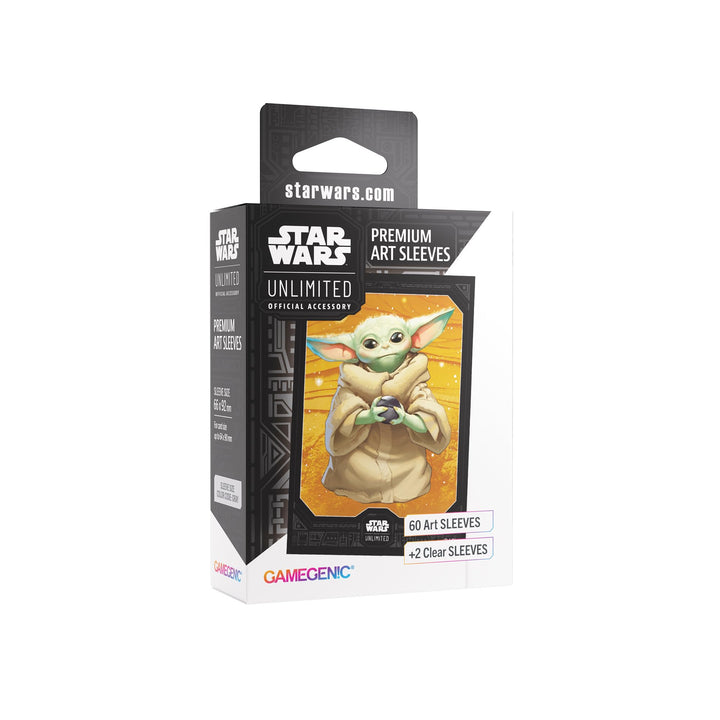 Gamegenic Star Wars: Unlimited Premium Art Sleeves Set 5 - Grogu (66mm x 92mm)