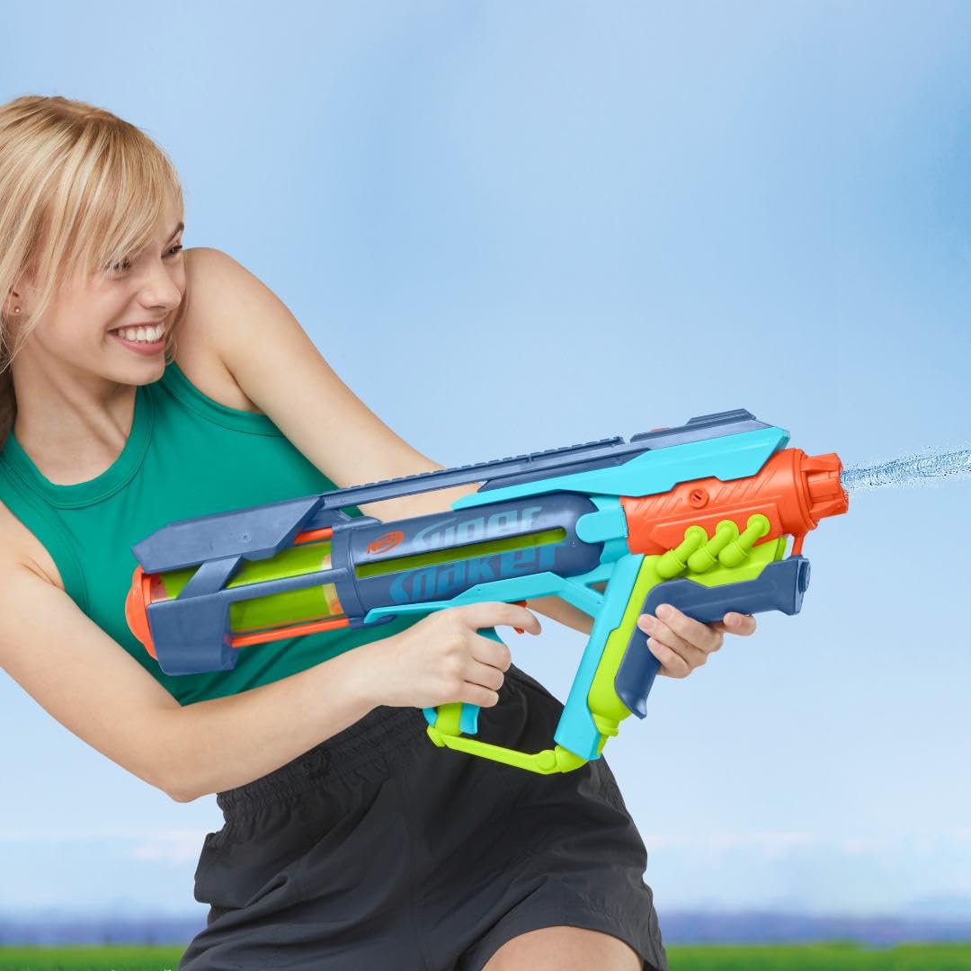 Super Soaker Nerf Power Drench XL Water Blaster | XL Tank | Ages 8+ | Rot Color 4