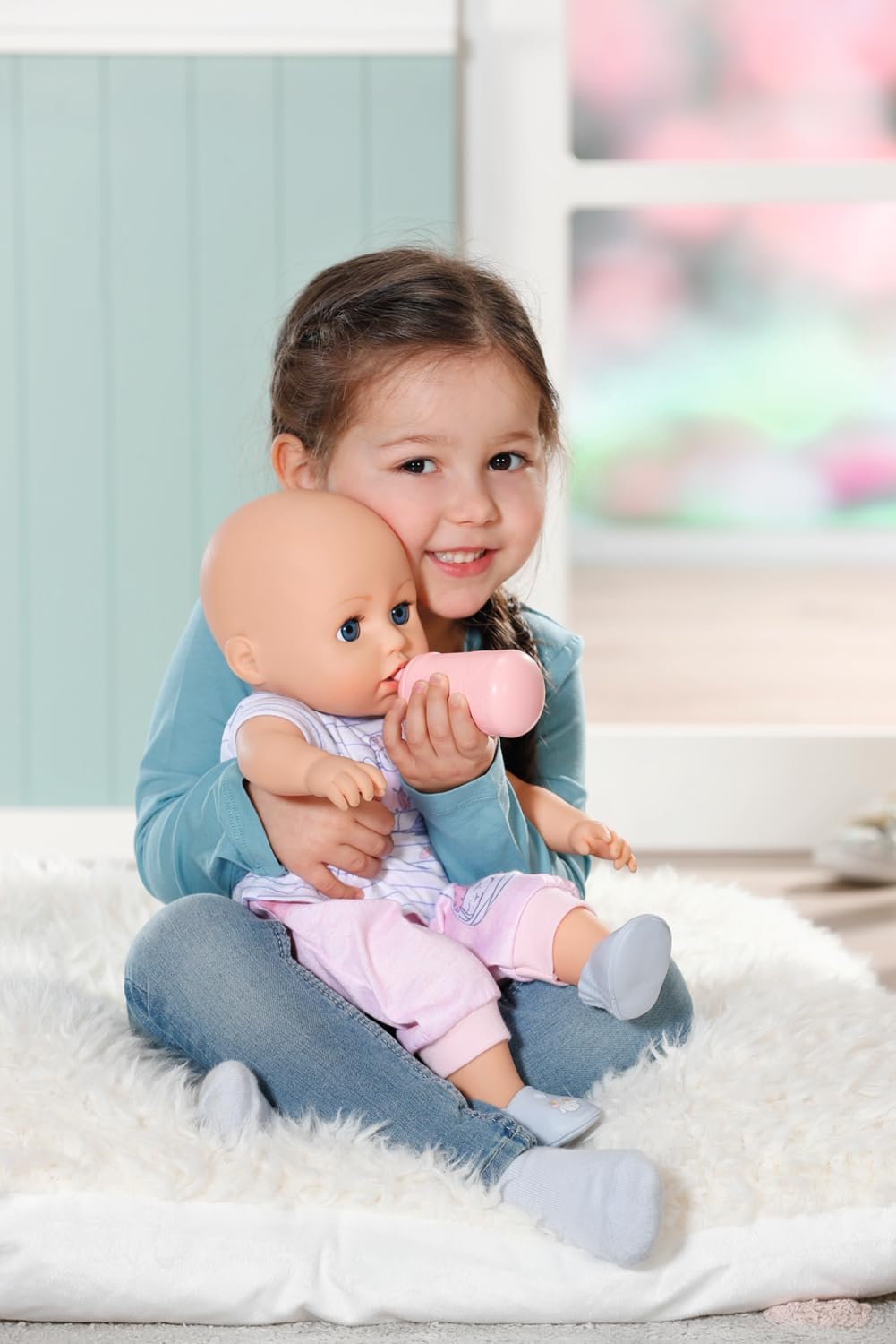 Baby Annabell Universal Milk Bottle 706794 - Sealed Cloud Design for 43cm Dolls 2