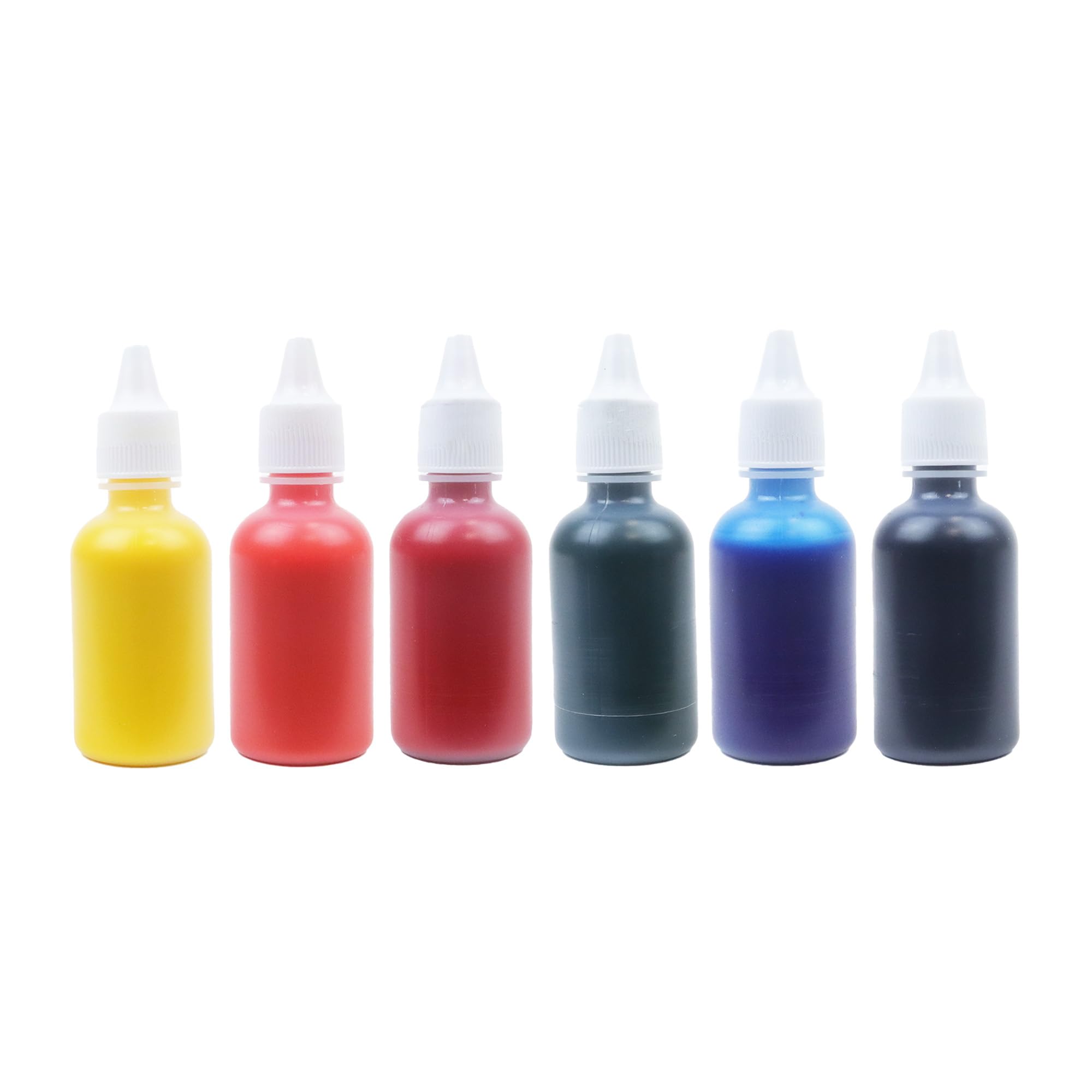 scola Marbling Ink - Oil Based | 6 Assorted Colours, 25ml Bottles | Model MI25/6/A 3