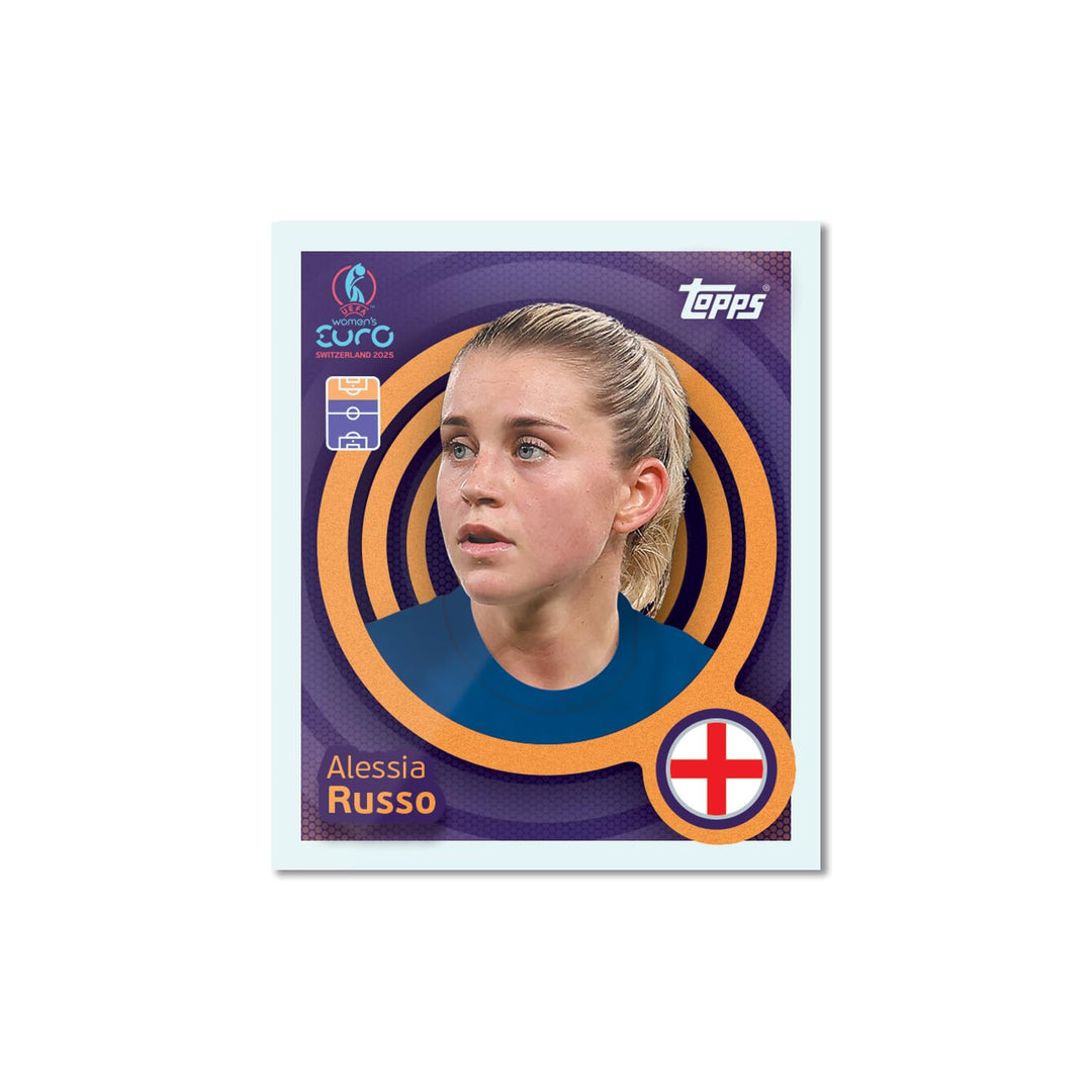 Topps UEFA Women's Euros 2025 Sticker Collection - Multipack (6 Packets)