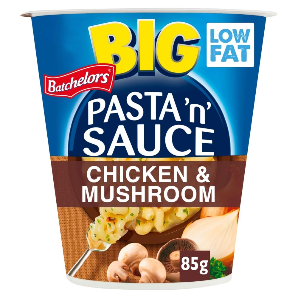 Batchelors Big Pasta "n" Sauce Chicken & Mushrooms Ready Meal Pot, 85 g (Pack of 4) 2