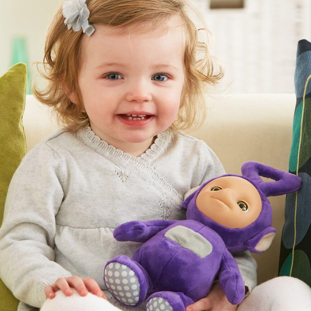 Teletubbies Talking Tinky Winky Soft Toy - Plush Interactive Figure for Toddlers