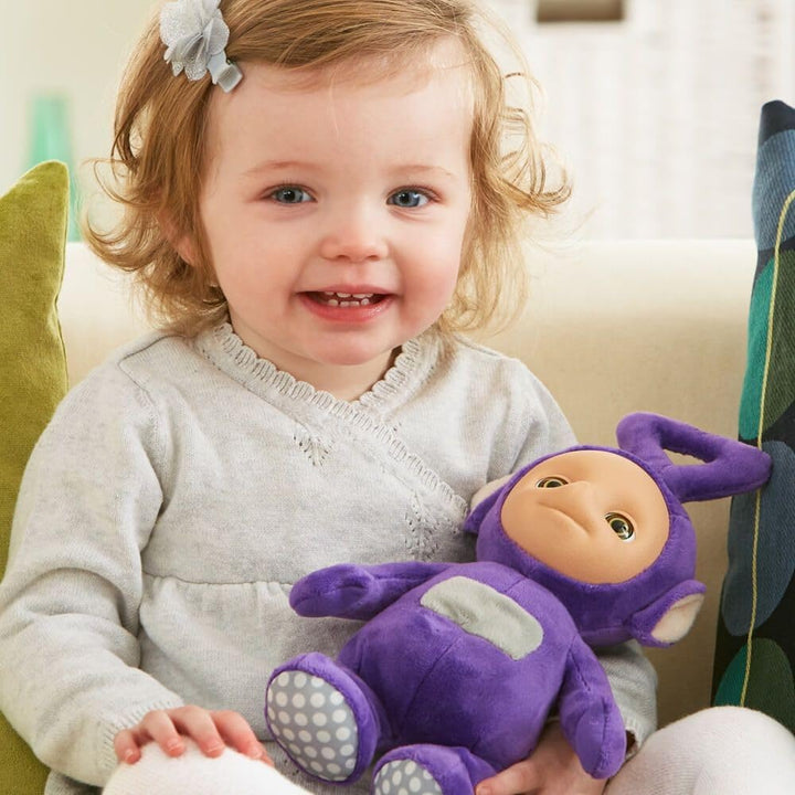 Teletubbies Talking Tinky Winky Soft Toy - Plush Interactive Figure for Toddlers