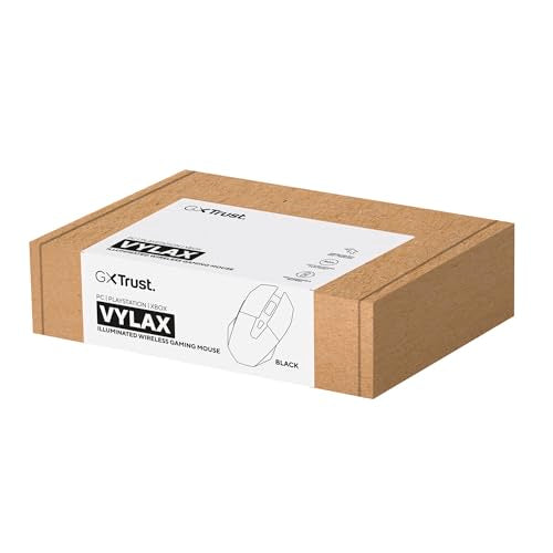 Trust Gaming GXTrust 1108 Vylax Wireless Gaming Mouse, 80h Battery, 800-4800 DPI, RGB LED, 6 Buttons, Rechargeable, Black 22