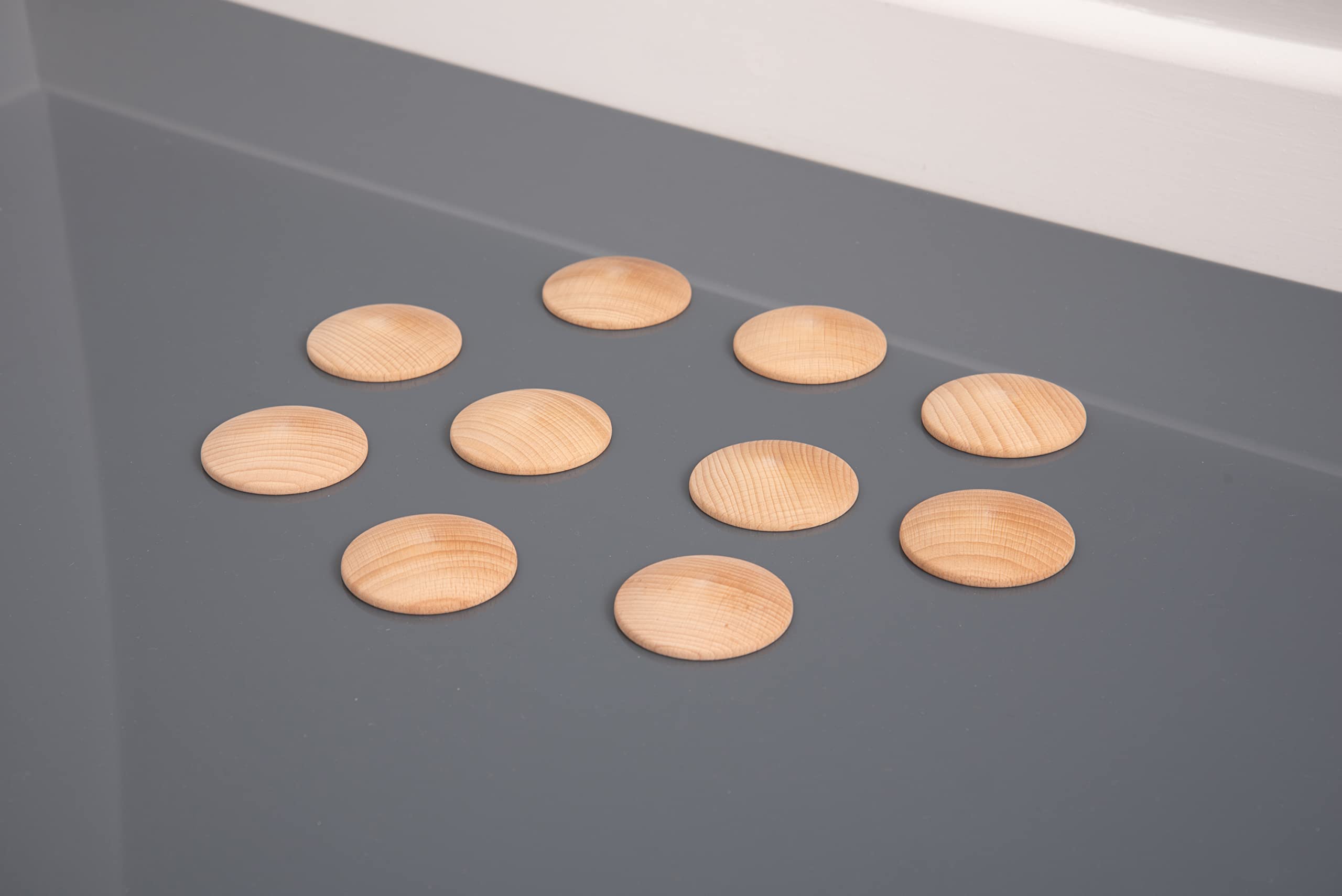 tickit Wooden Heuristic Discs 60mm - Educational Sensory Play for Toddlers & Preschoolers 2