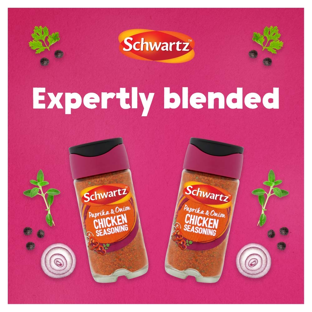 Schwartz Paprika & Onion Chicken Seasoning Powder - 300g Pack | Expertly Blended | For Chicken Dishes