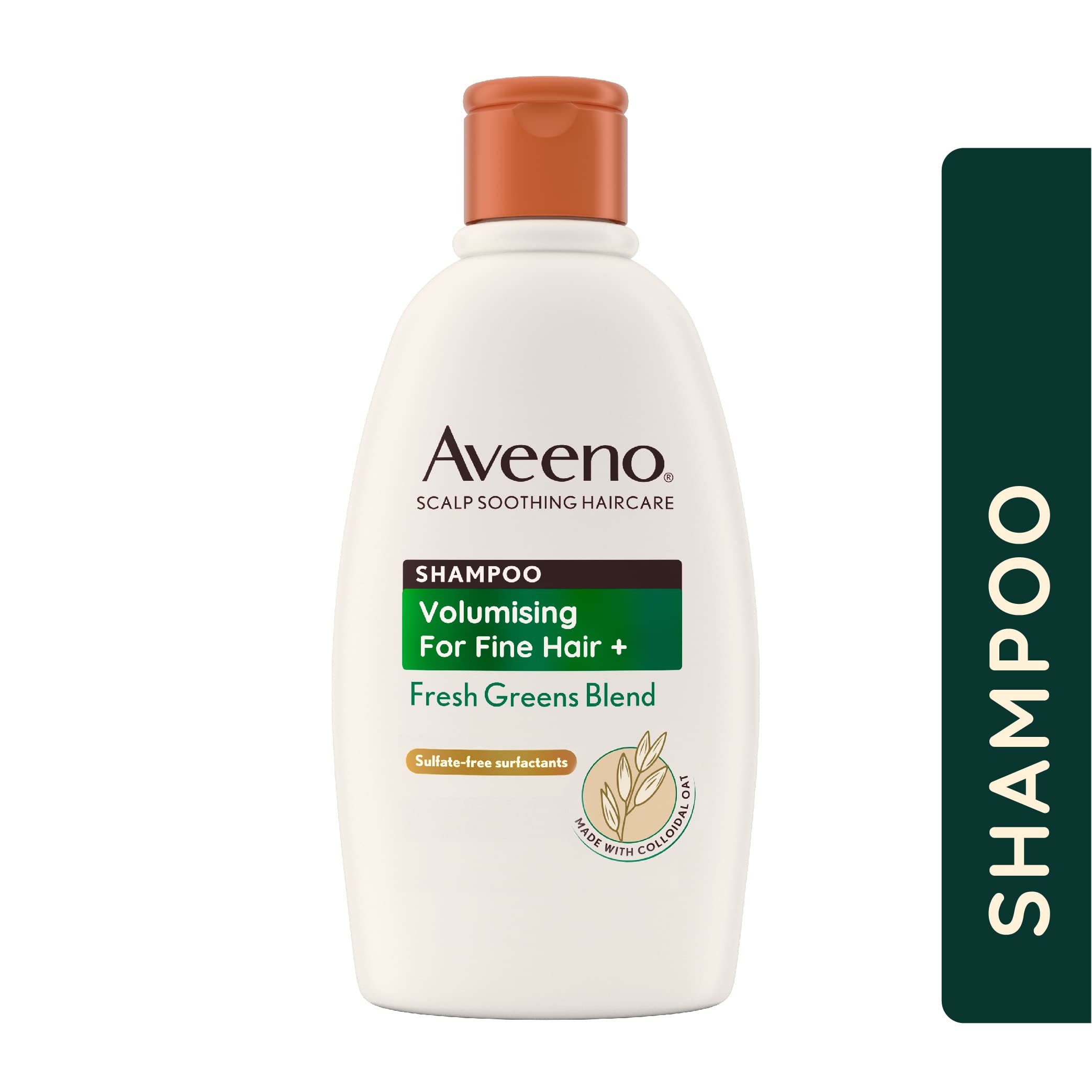 Aveeno Scalp Soothing Volumising Shampoo - Fresh Green Blend, Colloidal Oat Extract, for Fine Hair, 300ml