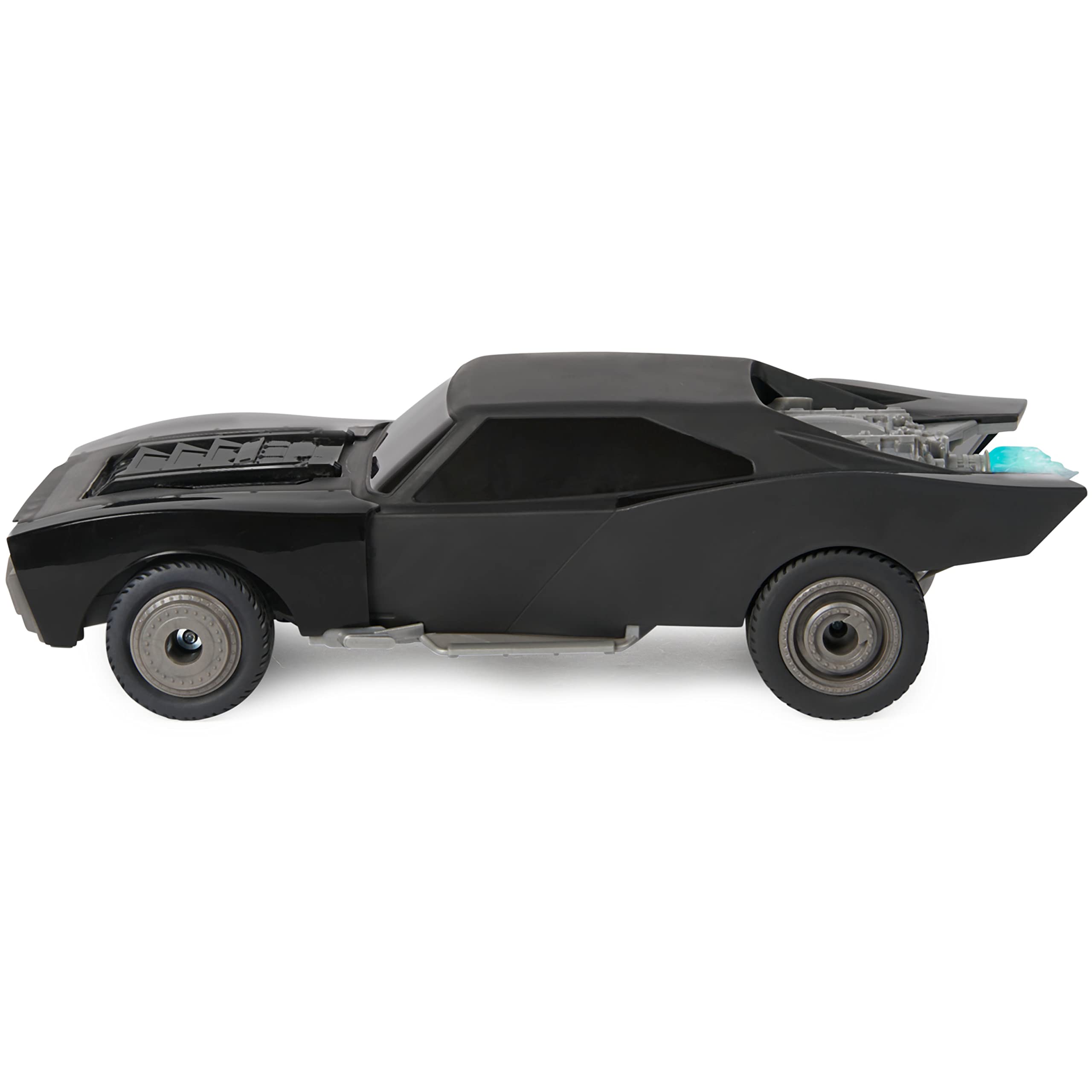DC Comics The Batman Turbo Boost Batmobile RC - Remote Control Car with Light-Up Engine & Turbo Speed 2