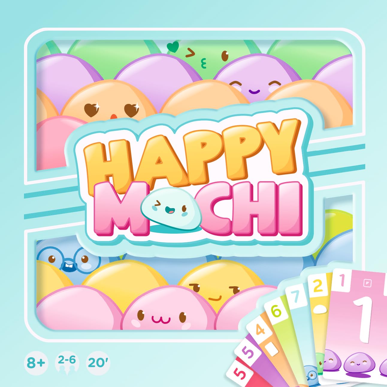 Zygomatic Happy Mochi Family Card Game for 2-6 Players, Ages 8+ 1