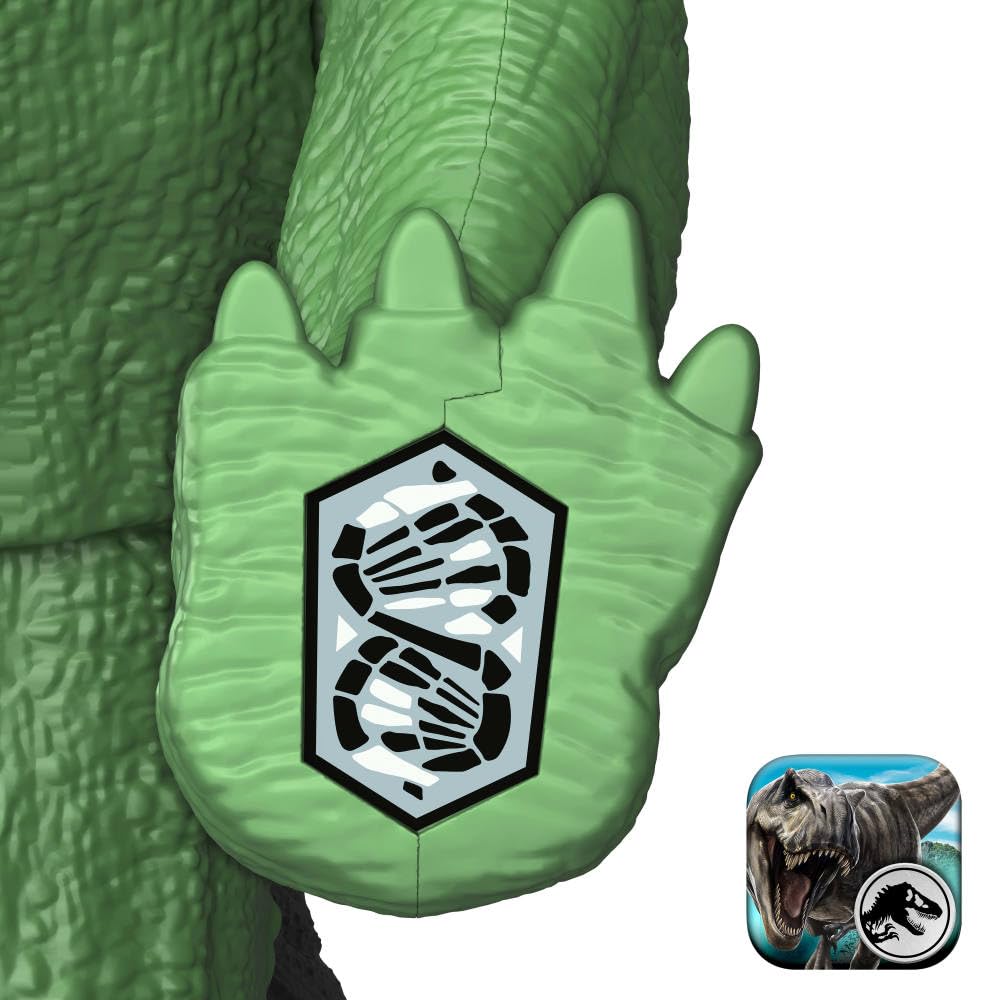 Mattel Jurassic World Gigantic Thrashers Stegosaurus Action Figure | 11-14 Inches | Ages 4+ 4