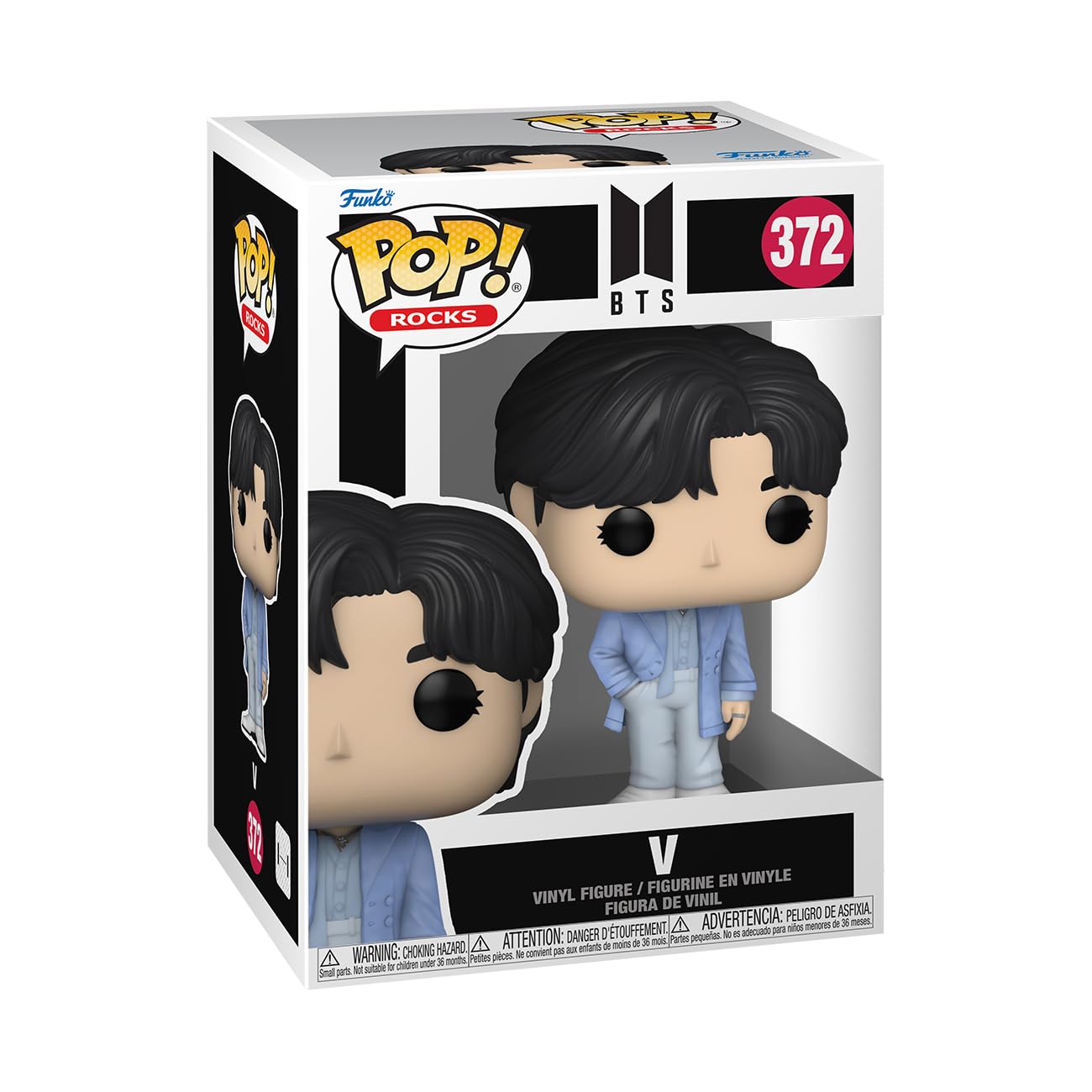 Funko POP! Rocks: BTS - V - Collectable Vinyl Figure - Gift Idea - Official Merchandise - Toys for Kids & Adults - Music Fans - Model Figure for Collectors and Display 1