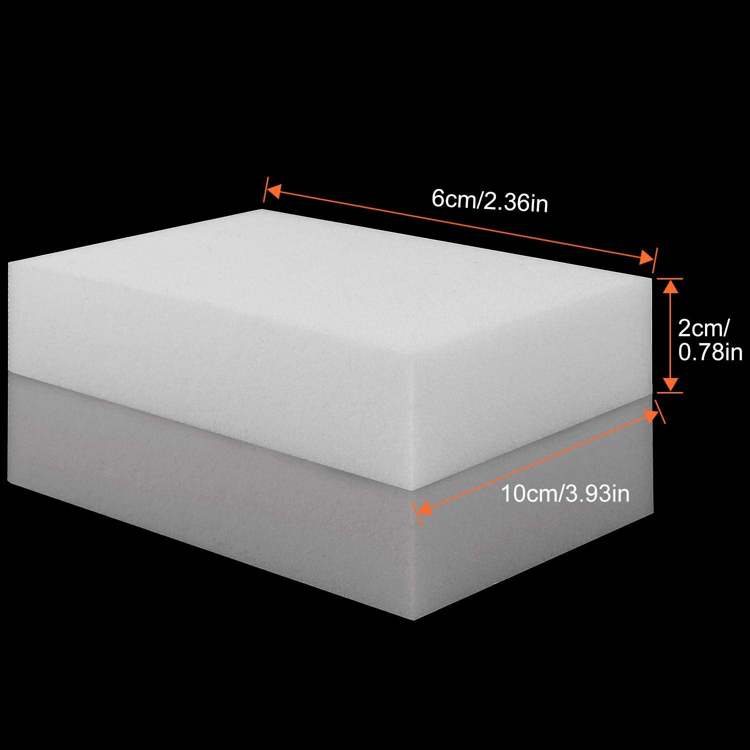ASelected Magic Eraser Sponges - Pack of 50 | Melamine Sponge | 100x60x20mm 2