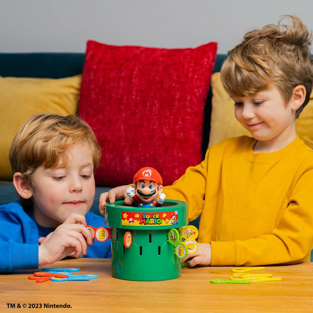 TOMY Pop Up Super Mario Board Game - 2-4 Players, Ages 4+ 5